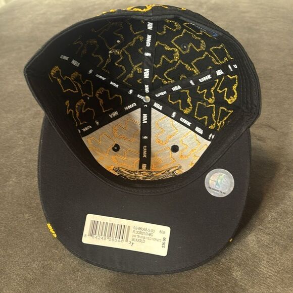 Vintage Adult Unisex New Orleans Hornets NBA Black & Yellow Cap Hat Size 7 NEW - Picture 6 of 7